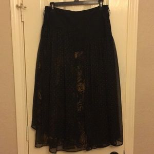 Free people chiffon skirt